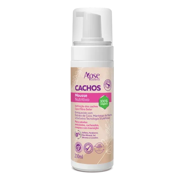 15203 - Mousse Nutritivo Cachos Low Poo Acao Condicionante 210 ml Apice 15203 - Mousse Nutritivo Cachos Low Poo Acao Condicionante 210 ml Apice